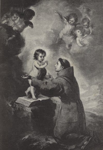 帕多瓦圣安东尼的愿景 作者 Bartolomé Esteban Murillo