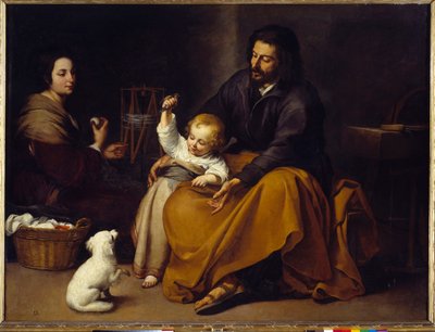 Bartolome Murillo (1618-1682) 的神圣家庭绘画 作者 巴斯托洛梅·埃斯特万·穆里略