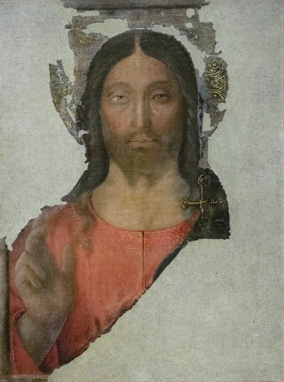 救世主》，约 1480-81 年（蛋彩画板） 作者 巴尔托洛梅奥 (Della Gatta)