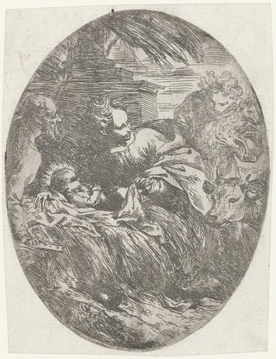 基督诞生 作者 Bartolomeo Biscaino