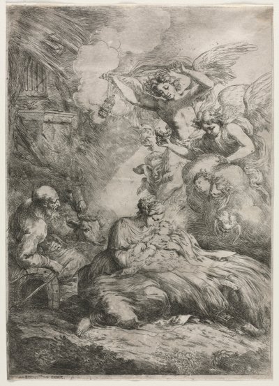 耶稣诞生 作者 Bartolomeo Biscaino