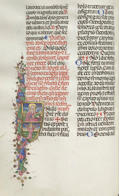 小姐：大笑。 116：圣马修与天使，1469年。 作者 Bartolomeo Caporali