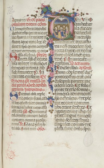 小姐：大笑。 214：五旬节，1469年。 作者 Bartolomeo Caporali