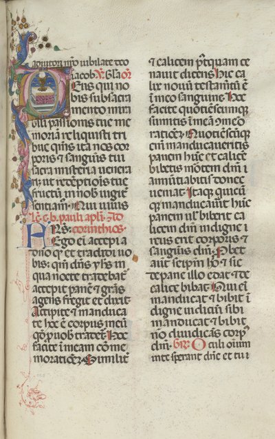 小姐：大笑。 225：圣杯与主持人，1469年。 作者 Bartolomeo Caporali