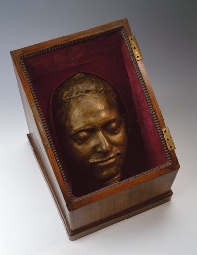 彼得一世的死亡面具，1725年 作者 Bartolomeo Carlo Rastrelli