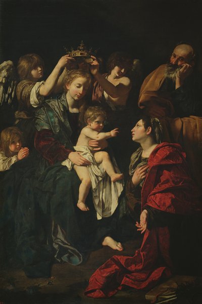 神圣家族与圣凯瑟琳 作者 Bartolomeo Cavarozzi