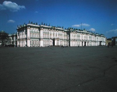 冬宫的立面，1753-62 作者 Bartolomeo Franceso Rastrelli