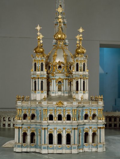 Project for the Monastery of the Virgin of the Resurrection (Smolny) in Saint Petersburg (Saint Petersburg) 作者 Bartolomeo Franceso Rastrelli