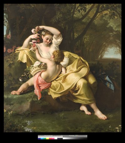 春天的寓言，1705-09 作者 Bartolomeo Guidobono