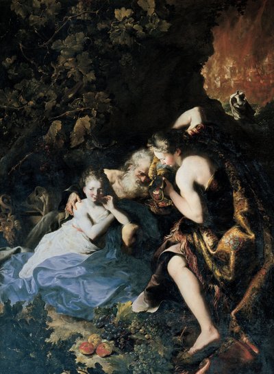 罗得和他的女儿，1695-1696年 作者 巴托洛梅奥·吉多博诺