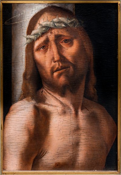 基督在圆柱前，15 世纪下半叶（油画） 作者 蒙大拿州Bartolomeo