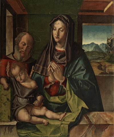 神圣家族，约1500年 作者 蒙大拿州Bartolomeo