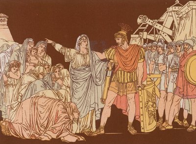 Coriolanus和他的母亲 作者 Bartolomeo Pinelli