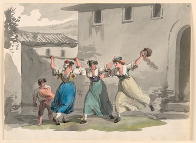 罗马妇女的斗争 作者 Bartolomeo Pinelli