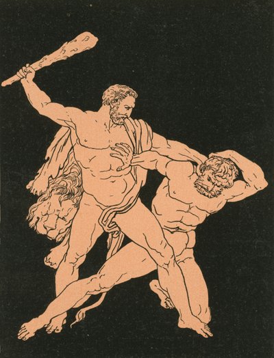 赫拉克勒斯和Cacus 作者 Bartolomeo Pinelli
