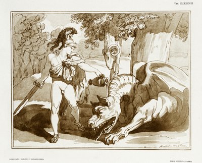 杰森把看守金羊毛的龙放进梦乡 作者 Bartolomeo Pinelli