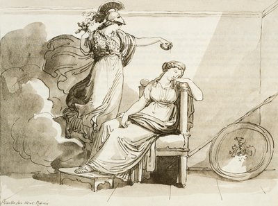 佩内洛普被密涅瓦美化了 作者 Bartolomeo Pinelli
