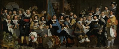 庆祝1684年明斯特条约的弩手协会宴会 作者 Bartolomeus van der Helst