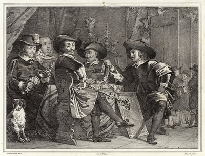 阿姆斯特丹弓箭手的公民卫队的总督 作者 Bartolomeus van der Helst