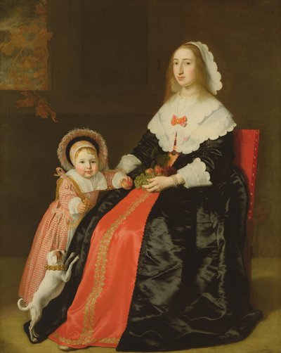 1644年母亲和孩子的肖像 作者 Bartolomeus van der Helst
