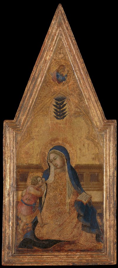 谦逊的圣母
谦逊圣母 作者 Meester van San Pietro 在 Ovile（拒绝归属）