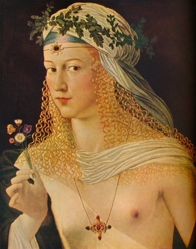 理想化的花魁画像》，约1520年 作者 巴托洛梅奥·威尼托