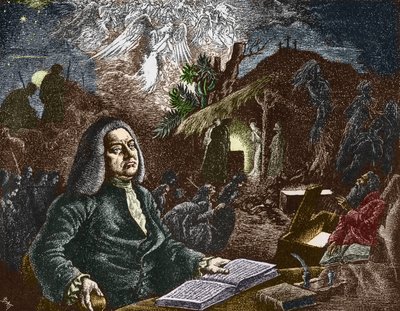 乔治·弗雷德里克·亨德尔的肖像 (Georg Friedrich Handel) 作者 巴特 (1892 1945)