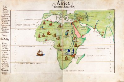 非洲、印度和地中海黄皮地图 作者 巴蒂斯塔·阿格尼斯