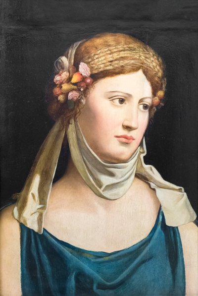 Cerere（谷神星）（布面油画） 作者 巴蒂斯塔·多西（Battista Dossi）