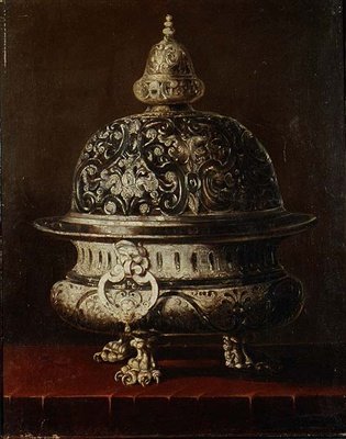 一个银色的炉子 作者 Baudouin或Baudrain Yvart