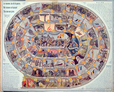 棋盘游戏事件和比利时第一次世界大战的发展，c.1918-19 作者 比利时学校