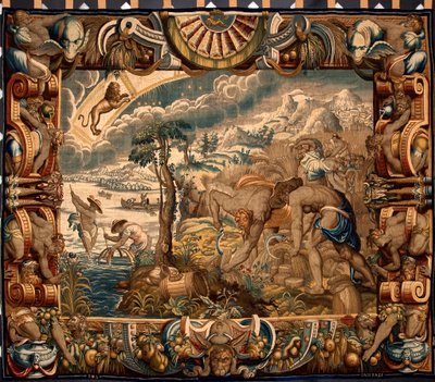 八月Jan Raes（约 1610-1631 年活跃）的 "丰收 "挂毯，布鲁塞尔制造。17 世纪，日内瓦，新街博物馆 作者 比利时学校