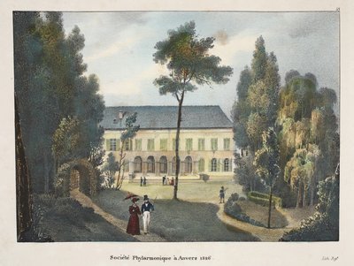 1826年安特卫普的Phylarmonic Society，c.1895（photochrom） 作者 比利时学校