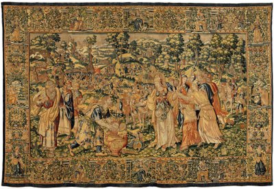 居鲁士二世大帝的故事，约 1590 年（挂毯） 作者 比利时学校