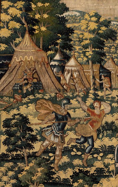 居鲁士二世大帝的故事，约 1590 年（挂毯） 作者 比利时学校