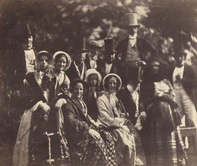 婚礼小组，约1852年或1853年。 作者 本杰明·布雷克内尔·特纳