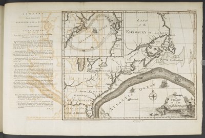 湾流图》，载于《美国哲学学会论文集》第 2 卷，作者富兰克林、本杰明和福尔杰 作者 本杰明·富兰克林