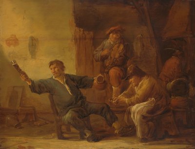 农民小屋内部 作者 本杰明 Gerritsz Cuyp