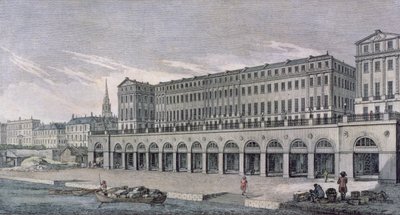 建筑物称为1771年伦敦的阿德菲 作者 本杰明·格林