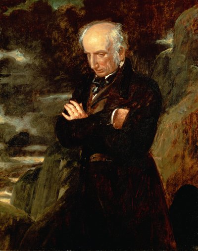 威廉·华兹华斯的肖像（1770-1850）1842年 作者 Benjamin Haydon