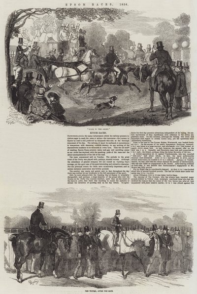 Epsom Races，1856 作者 本杰明·鲱鱼