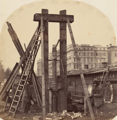 1862 年在南肯辛顿建造的 1862 年国际博览会（照片） 作者 本杰明·斯帕克曼