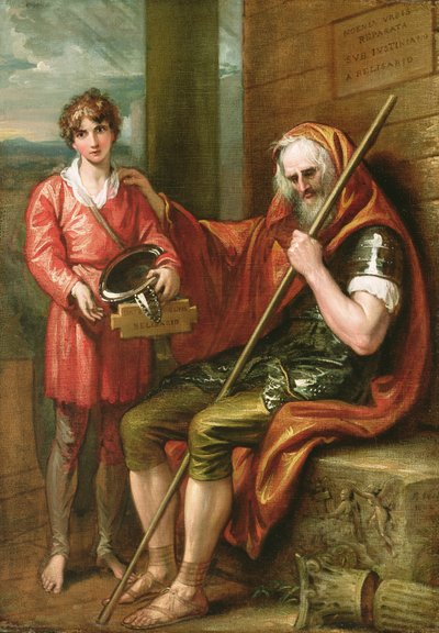 Belisarius和男孩，1802年 作者 本杰明·韦斯特