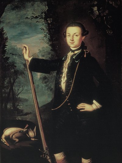 托马斯-米夫林（1744-1800），约1757-59（布面油画） 作者 本杰明·韦斯特