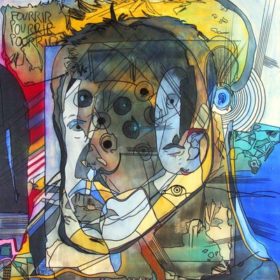 Pourrir，2007 年（布面油画） 作者 伯努瓦·埃尔万·布歇罗