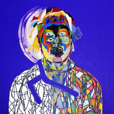 肖像画 ：奥利维尔-科塞里，2019（布面油画） 作者 伯努瓦·埃尔万·布歇罗
