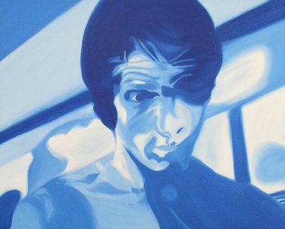 素描：塞巴斯蒂安》，2005 年（布面油画） 作者 伯努瓦·埃尔万·布歇罗