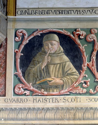约翰邓司各脱（c.1265-c.1308）1450 作者 Benozzo di Les di Sandro Gozzoli