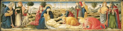 对死基督的哀叹 作者 Benozzo di Les di Sandro Gozzoli