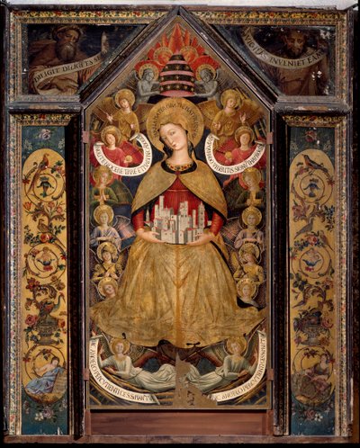 天使的圣母（板面油画 作者 Benozzo di Lese di Sandro Gozzoli